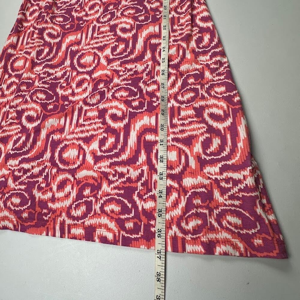 Title Nine Dress Womens Medium Pink Breeze Drape Neck Sleeveless Sporty Outdoor - Picture 9 of 11